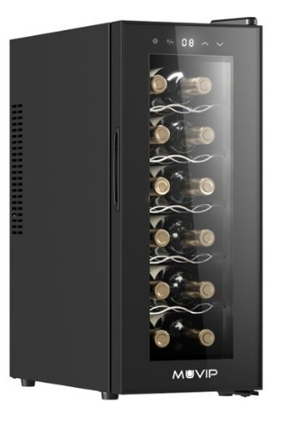 Garrafeira 34L / 12 Garrafas (Preto) - MUVIP