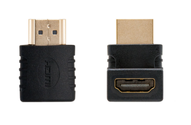 Adaptador HDMI Macho - HDMI Fêmea 90º (Preto) - TooQ