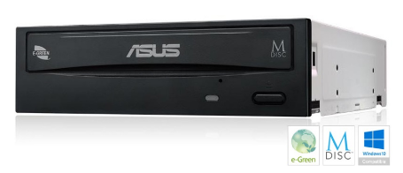 Gravador DVD Interno Super Multi DL 24x SATA - ASUS DRW-24D5MT