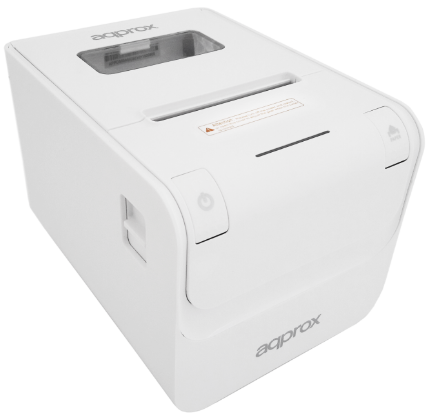 Impressora de Talões Térmica 203dpi 80mm appPOS80AMUSEWH (Branco) - APPROX