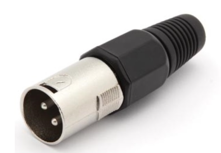 Ficha Canon Metálica 3 Pinos Macho (Preto) - VELLEMAN