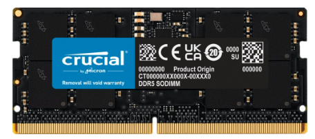 Memória RAM SO-DIMM 16GB DDR5-4800MHz CL40 - CRUCIAL