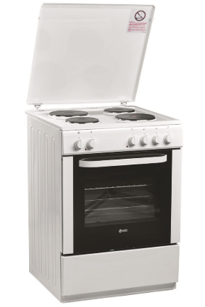 Fogão 4 Queimadores / Forno Elétrico 72L A (Branco) - VOX