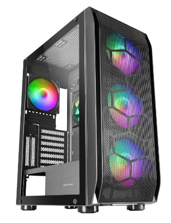 Caixa E-ATX MCKX ARGB Vidro Temperado (Preto) - MARS GAMING