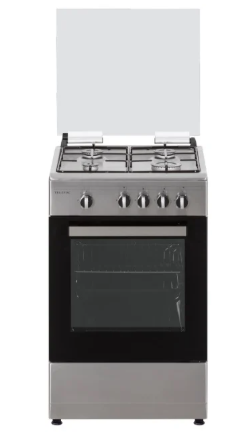 Fogão MonoBloco a Gás 4 Bocas + Forno a Gás 49L TFF5052X.2 (Inox) - TELEFAC