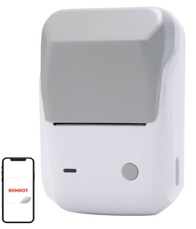 Impressora Térmica de Etiquetas Portátil B1 (Cinza) - NIIMBOT