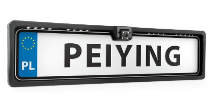 Placa Traseira de Matricula c/ Camara Marcha-a-Trás - PEIYING PY0105N