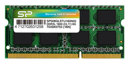 Memória RAM 8GB (1x8GB) 1600MHz DDR3L - SILICON POWER