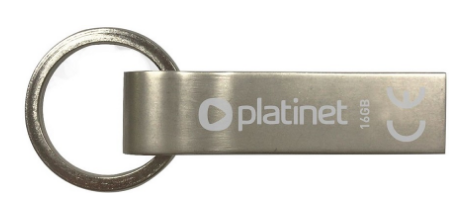 Pen Drive USB 2.0 16GB K-Depo (Metal) - PLATINET