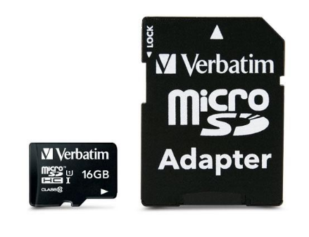 Cartão de Memória MicroSDXC Premium 16GB Class 10 - VERBATIM