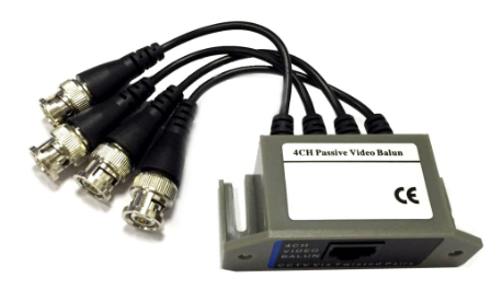 Transmissor/Receptor 4 Camaras CCTV por Cabo RJ45 (Optimizado para HDTVI / HDCVI / AHD)