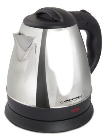 Chaleira Elétrica "SPRING" 1L 1350W (Prateado) - ESPERANZA