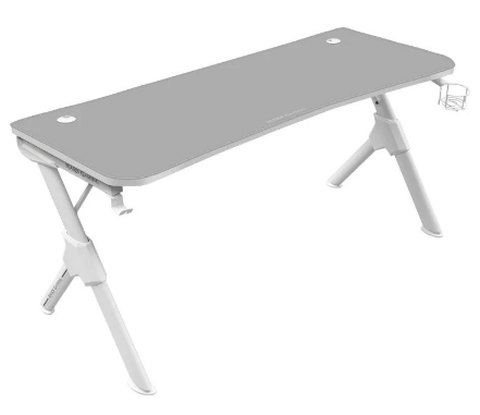 Mesa Gaming MGD140 140x60cm (Cinzento/Branco) - MARS-GAMING