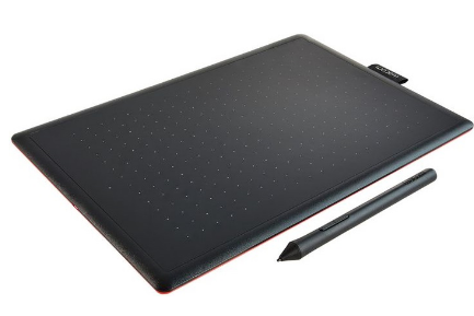Mesa Digitalizadora Wacom One by Medium CTL-672-N (Preto/Vermelho) - WACOM