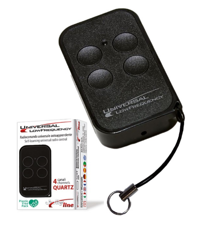 Comando Garagem 4 Canais QUARTZ Multi-Frequência Ajustável (27...40,685Mhz) - JollyLine