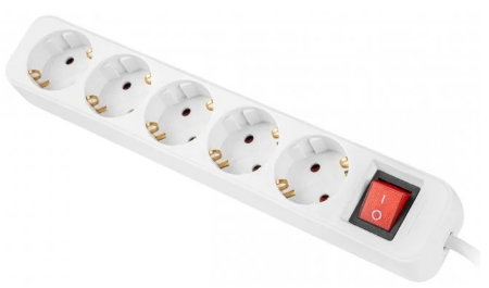 Extensão Quintupla c/ Interruptor (1.5 mts) - LANBERG