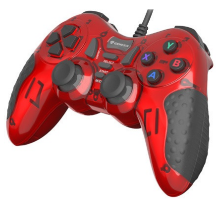 Comando Mangan 200 p/ PC (Vermelho) - GENESIS