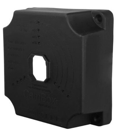 Caixa de Conexão p/ Câmaras Dome e Bullet (Preto) - CAMBOX