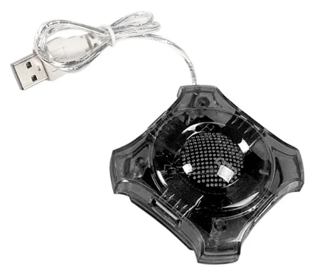 HUB Slim USB 2.0 4 Portas (Preto) - ESPERANZA