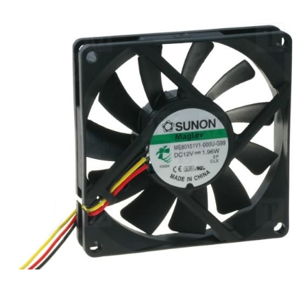 Ventilador 80x80x15mm 12V (3 Fios) - SUNON