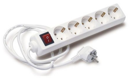 Extensão Quintupla c/ Interruptor (1,5 mts) - ELBAT