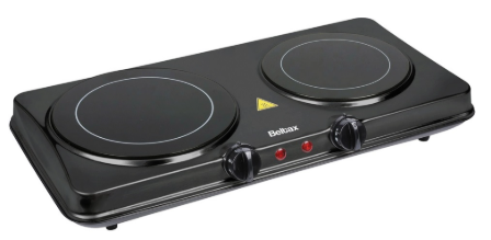 Placa Vitrocerâmica Dupla 2000W (Preto) - BELTAX