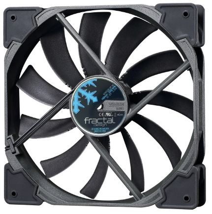 Ventoinha 120mm Venturi HF-14 1200 RPM 3 Pinos - FRACTAL DESIGN