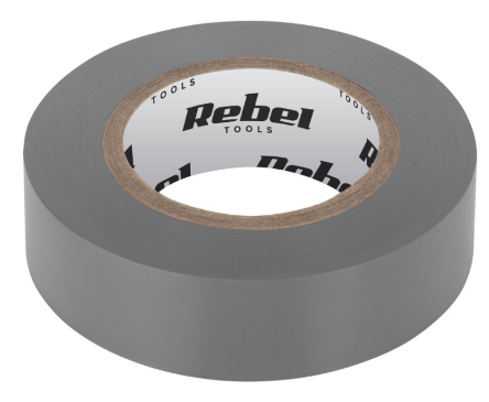 Fita Isoladora cinza (10 mts) - REBEL