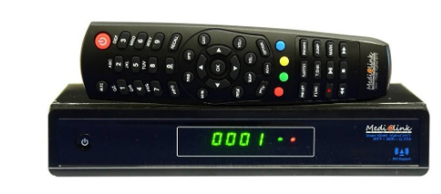 Receptor SMART HOME Full HD (IPTV+ APPS + S2 FTA) Ethernet RJ45 - Medi@Link