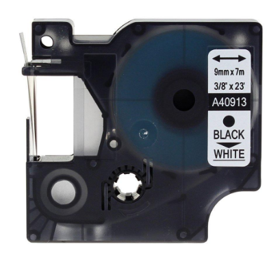 Cinta Rotuladora Generica Dymo D1 40913 (S0720680) - Preto/Branco