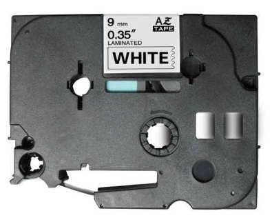 Cinta Rotuladora Compatível Brother TZE-221 (Preto/Branco) - TZ-221