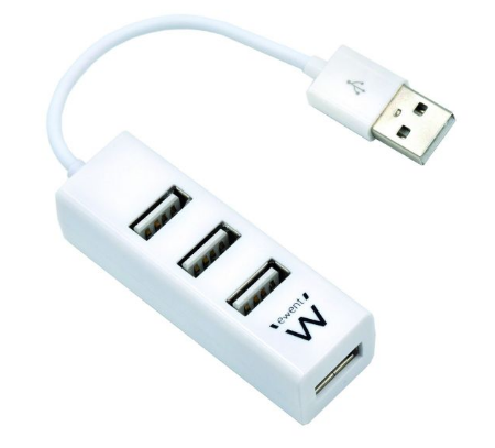 Hub USB 2.0 4 Portas (Branco) - EWENT