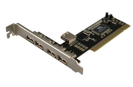 Placa PCI 4 + 1 Portas USB 2.0 - LogiLink