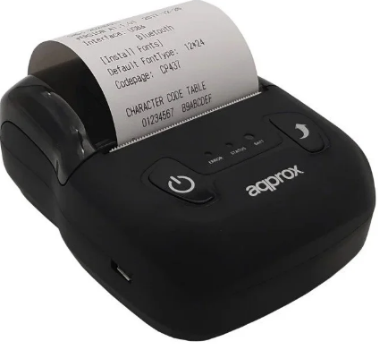 Impressora Portátil de Talões Térmica 203dpi 58mm appPOS58PORTABLE+ - APPROX