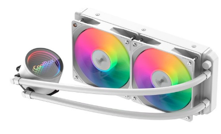 Water Cooler CPU Infinite Liquid 240 ARGB 120mm (Branco) - COOLBOX