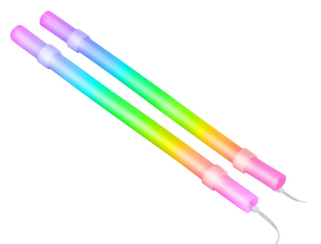 Tubos ARGB 330mm p/ Water Cooler (Branco) - MARS-GAMING