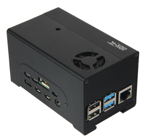 Caixa Alumínio de Calha DIN p/ Raspberry Pi 2, 3 e 4 - JOY-IT