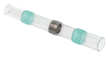União Tubo Termo Retráctil c/ Estanho Ø3,5mm (Transparente/Verde)
