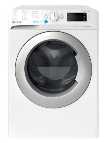 Máquina Lavar e Secar Roupa 6/9Kg BDE 96436 WSV SPT 1400RPM D (Branco) - INDESIT