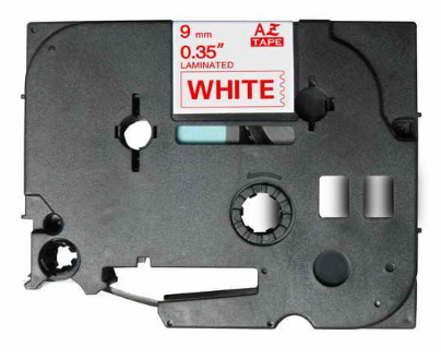 Cinta Rotuladora Generica Brother Tz-222 (Vermelho/Branco)