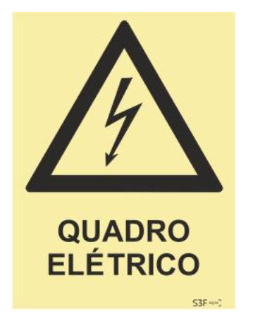 Sinais de Perigo - Fotoluminescente (150x200mm)
