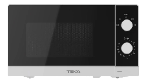Microondas MW FS20 WH 20L 700W (Preto/Branco) - TEKA