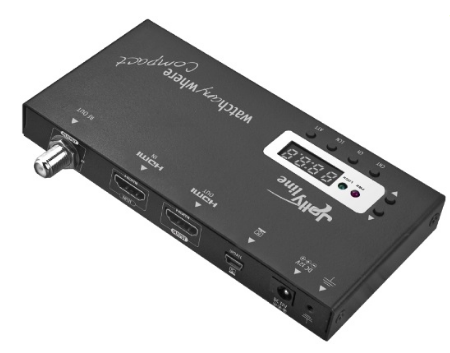 Modulador Digital 2x HDMI "FULL HD" 1080p c/ Display para DVB-T - Jolly Line