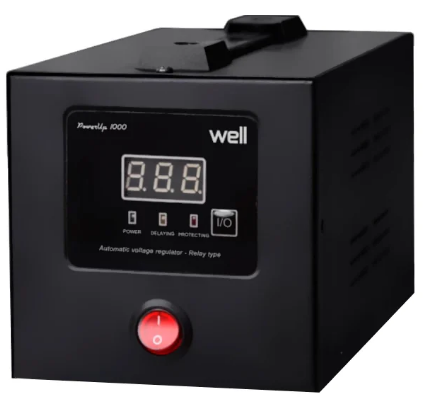 Estabilizador Automático de Tensão 1000VA/600W c/ Relé - WELL
