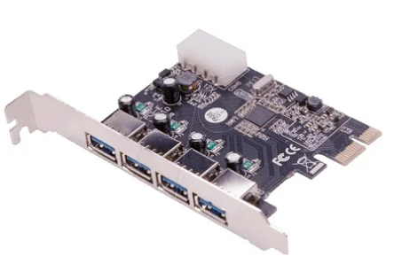 Placa PCI-E c/ 4 USB 3.0 Femea - LOGILINK