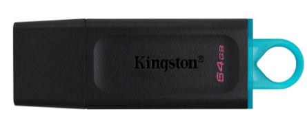 Pen Drive DataTraveler Exodia 64GB USB 3.2 (Preto) - KINGSTON