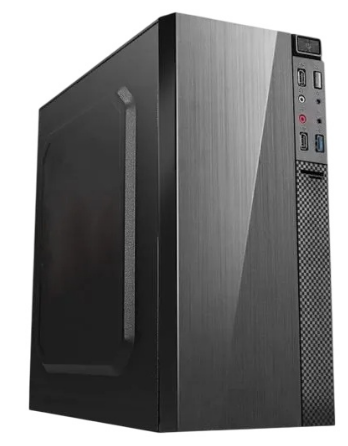 Caixa Micro-ATX APPC-203 (Preto) - APPROX