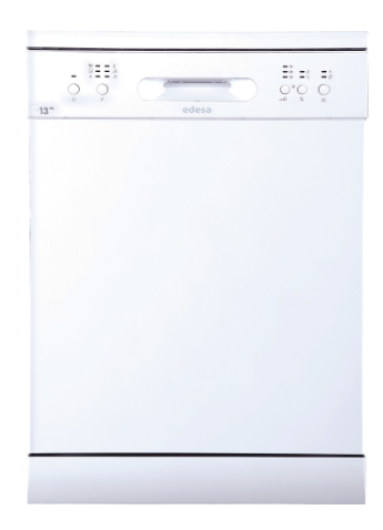 Máquina de Lavar Loiça EDW-6130 WH 13 Conjuntos (Branco) - EDESA