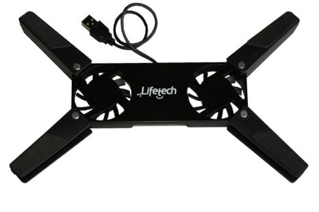 Base de Refrigeração USB p/ Portáteis 10"~15" (Preto) - LIFETECH