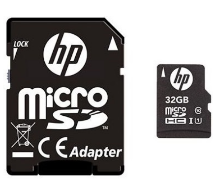 Cartão de Memória 32GB microSDHC Classe 10 + Adaptador - HP